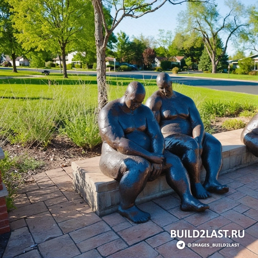 ������� ������������� ���������� � ������ Benson Sculpture Garden.