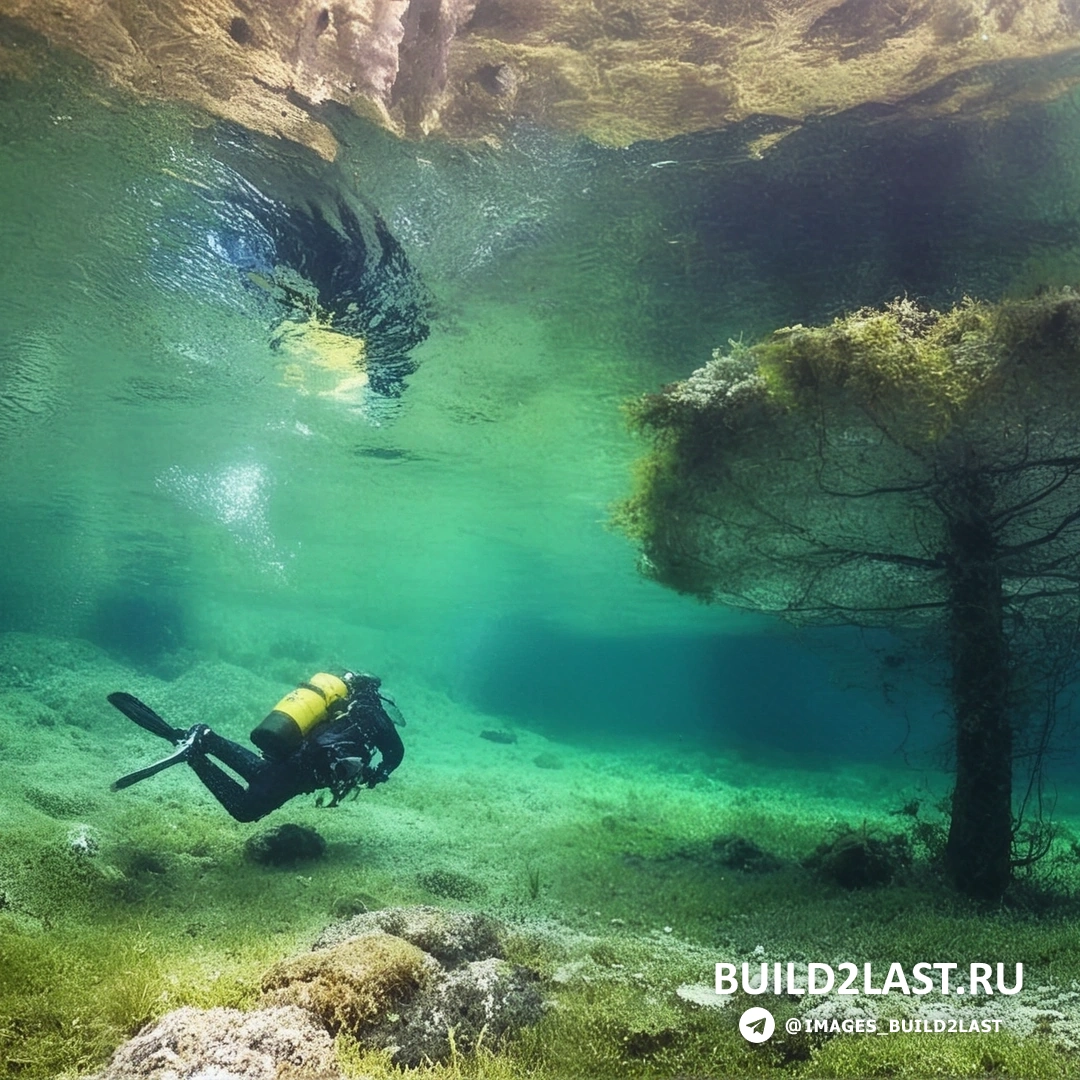 ���� � ����� Gruner See, �����. ��������� ���� � ����������� ��� ��������. ����.